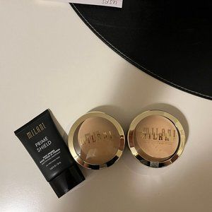 2 milani cream To Powder Foundation 195 Warm Porcelain & 1 prime Shield Primer